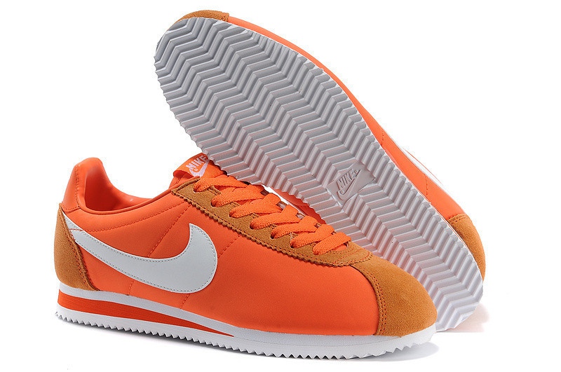 nike classic cortez orange