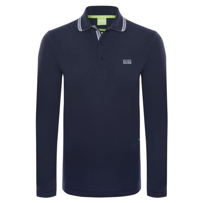 hugo boss polo pas cher,Hugo Boss Polo manches courtes Noir Slim