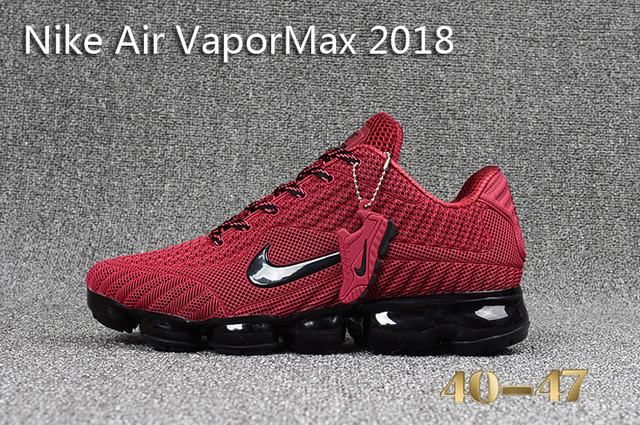 vapormax flyknit rouge et noir
